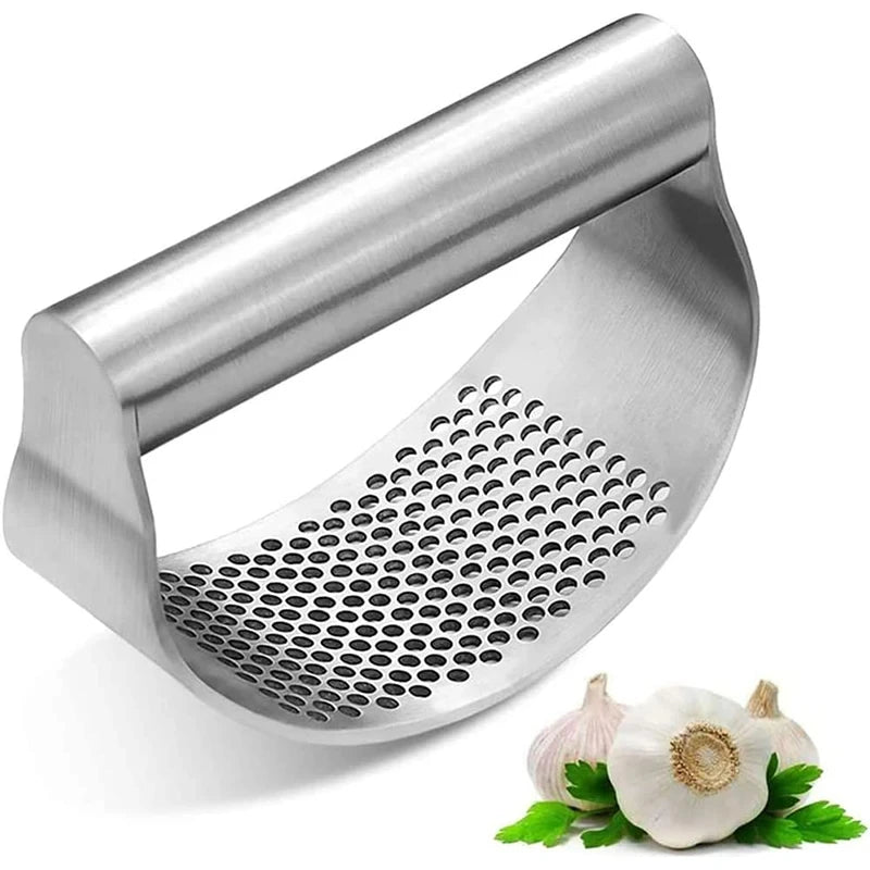 Stainless Steel Garlic Crusher