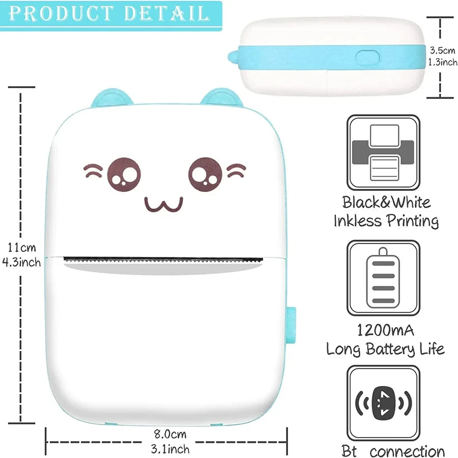 Pocket-Print Portable Mini Printer