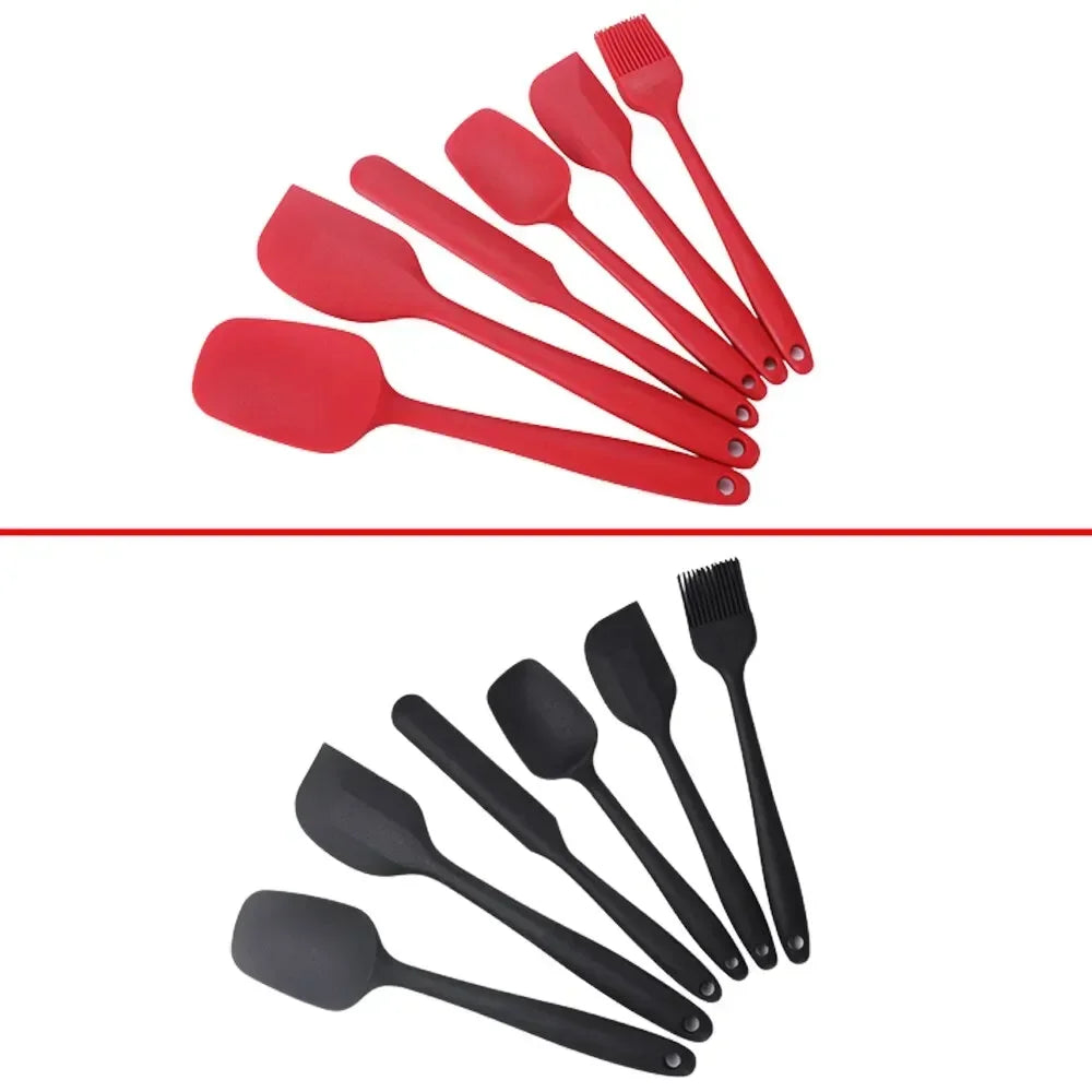 6 Pieces Silicone Spatula Set