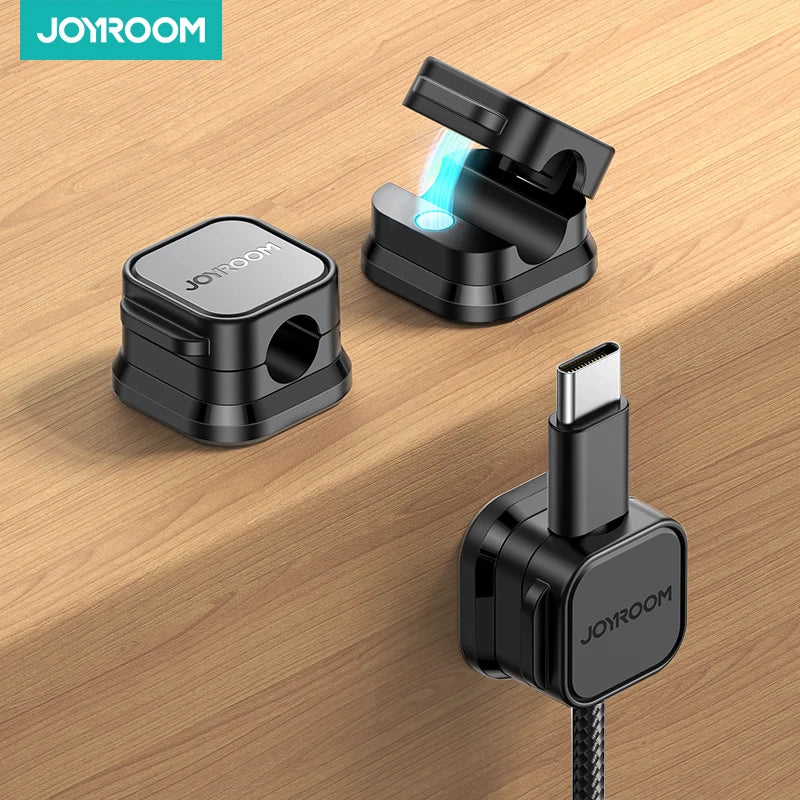 Magnetic Cable Clips – 6-Pack Organizer