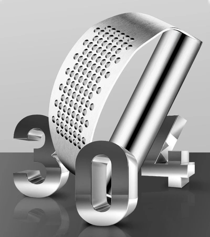 Stainless Steel Garlic Crusher