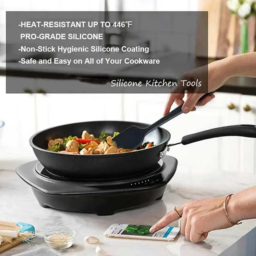 6 Pieces Silicone Spatula Set