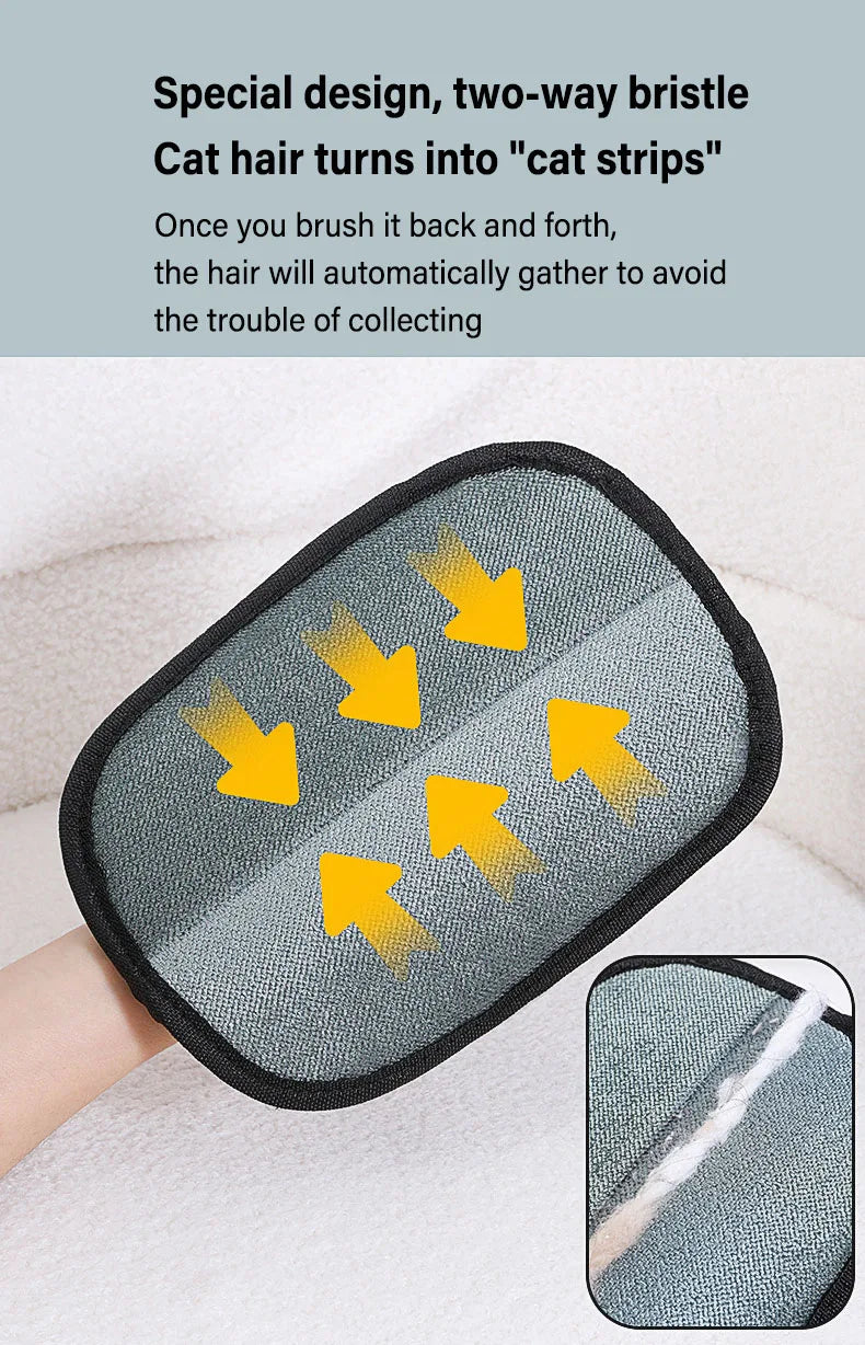 Electrostatic Hair Removal Glove