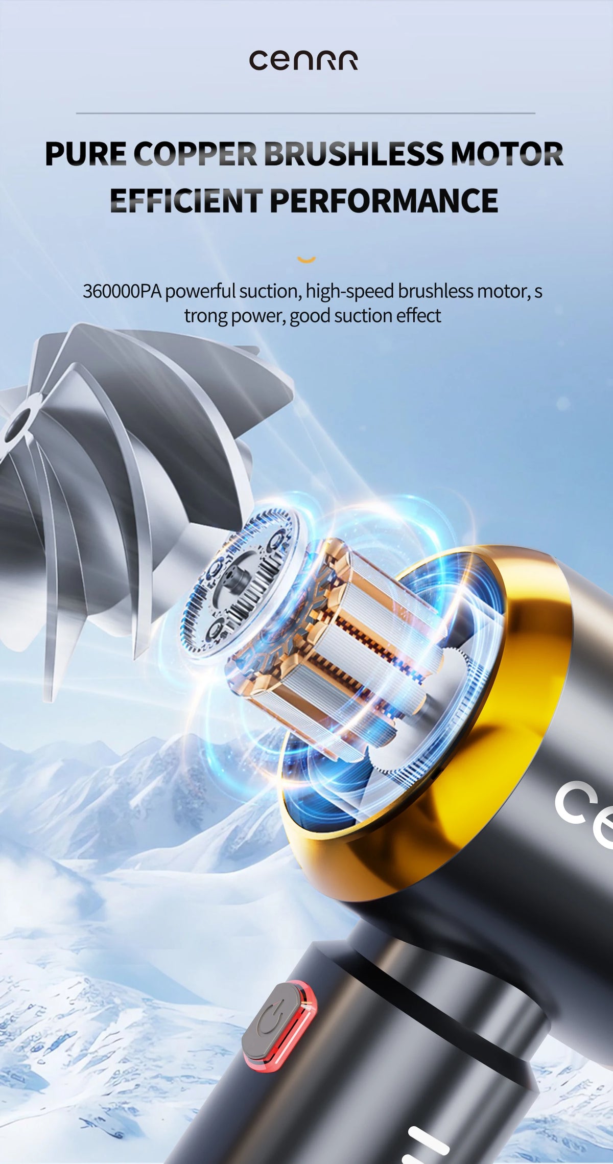 MAX™ 998KPA Portable Vacuum Cleaner