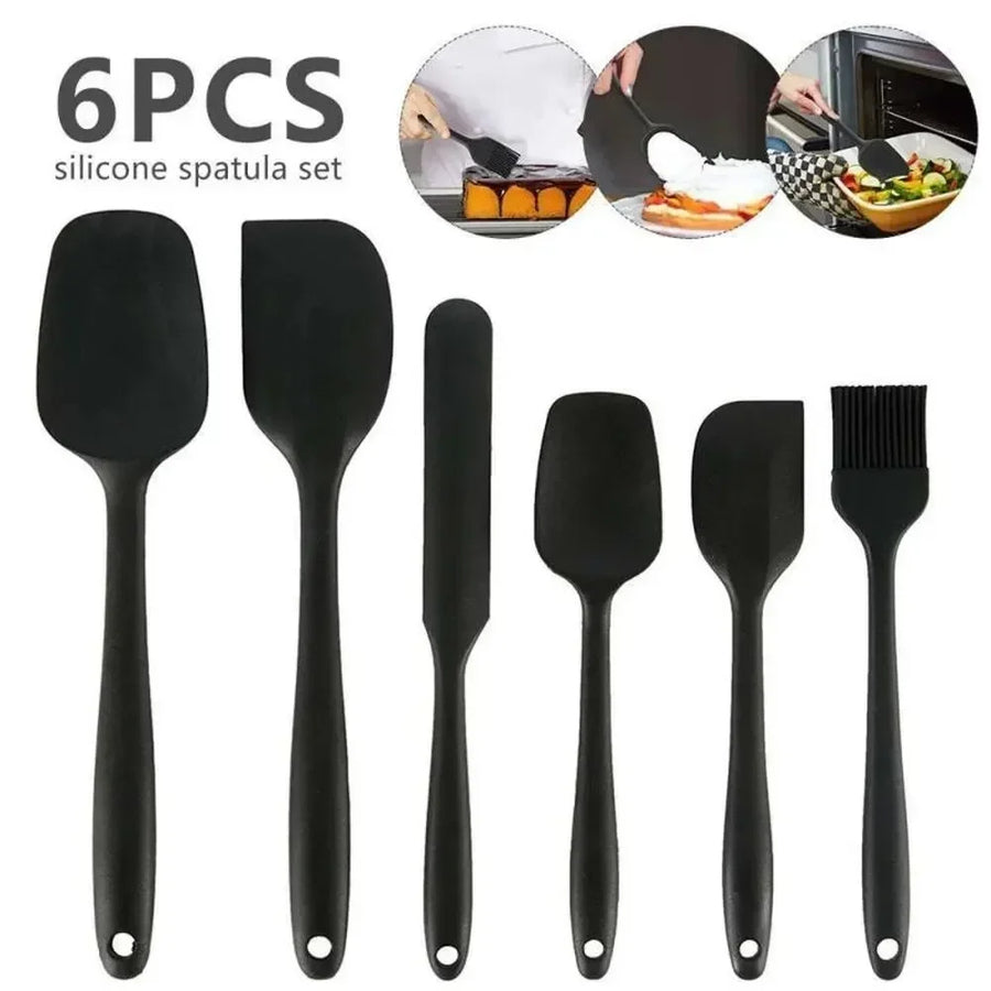 6 Pieces Silicone Spatula Set