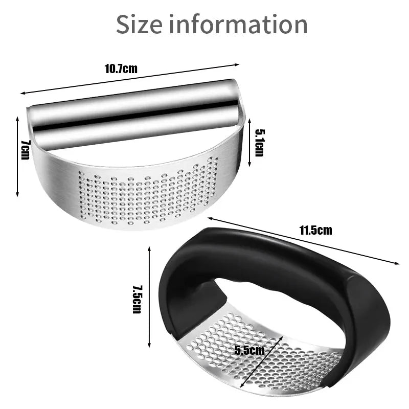 Stainless Steel Garlic Crusher