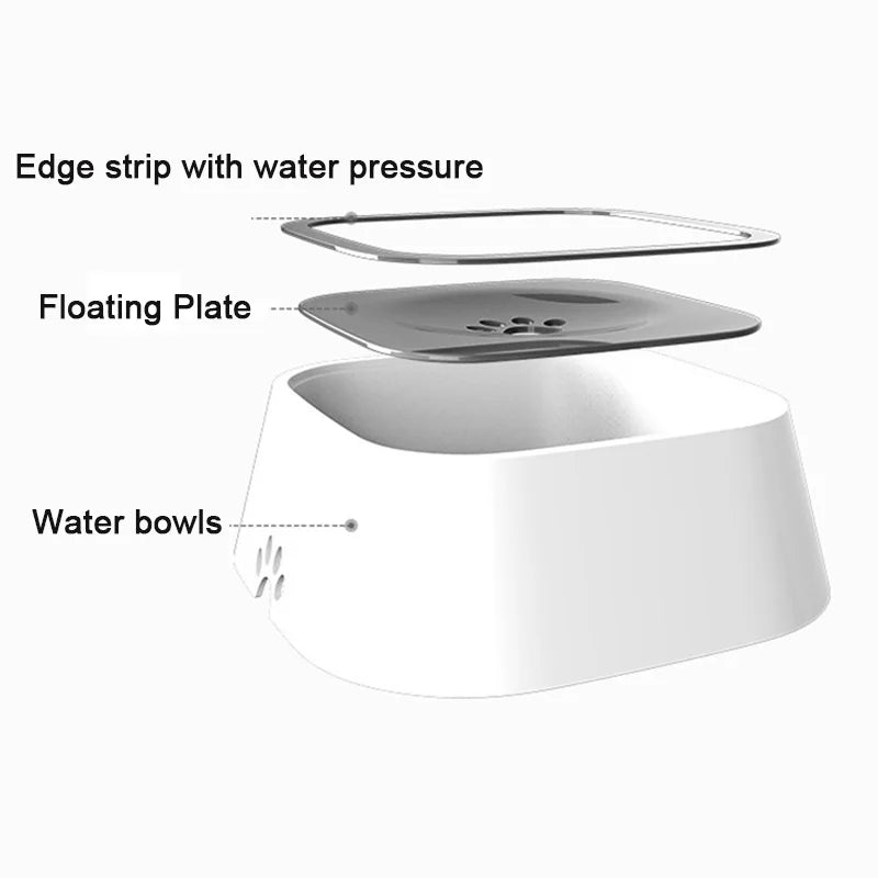 Spill Proof Pet Water Bowl