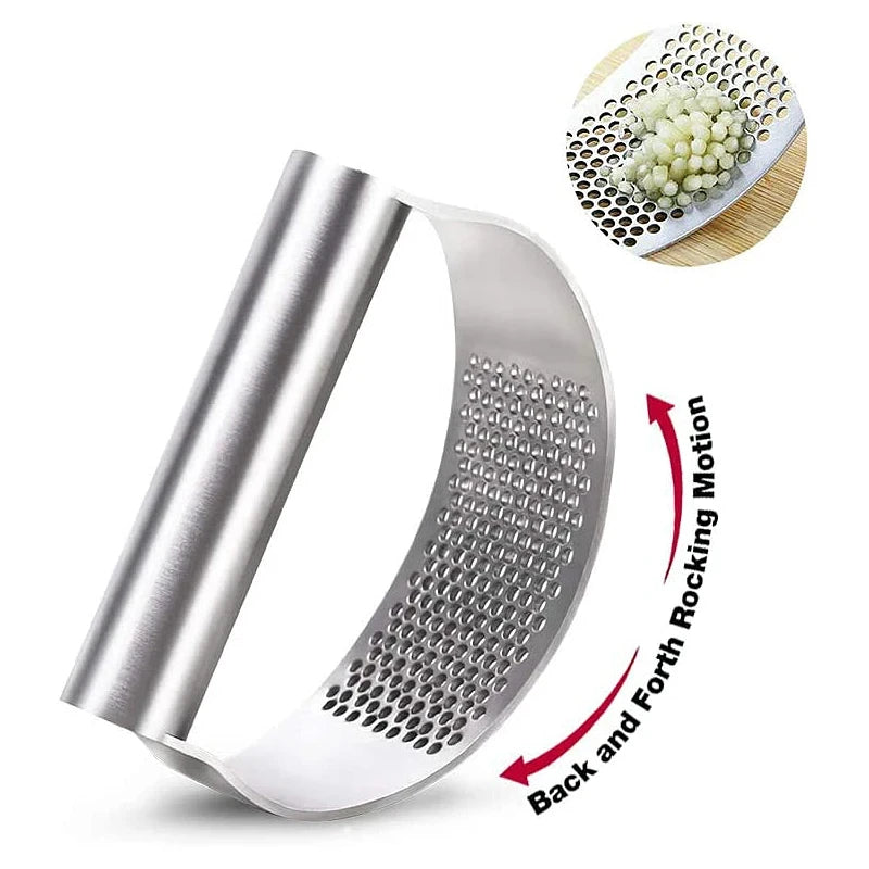 Stainless Steel Garlic Crusher