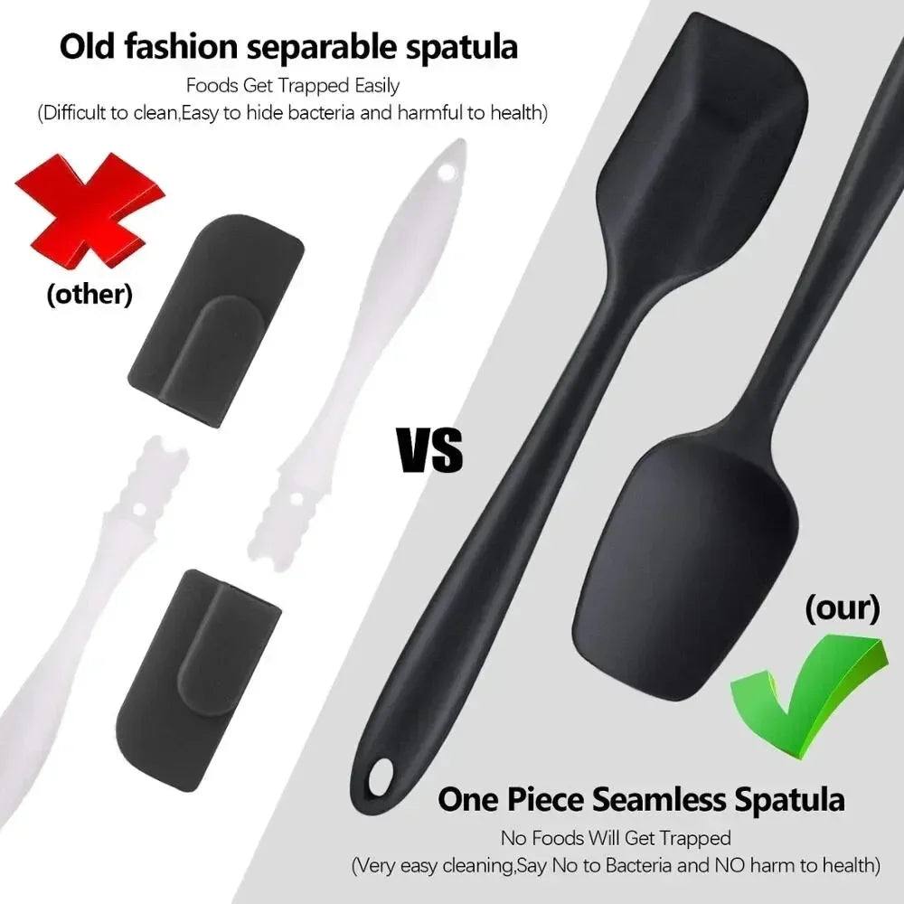 6 Pieces Silicone Spatula Set