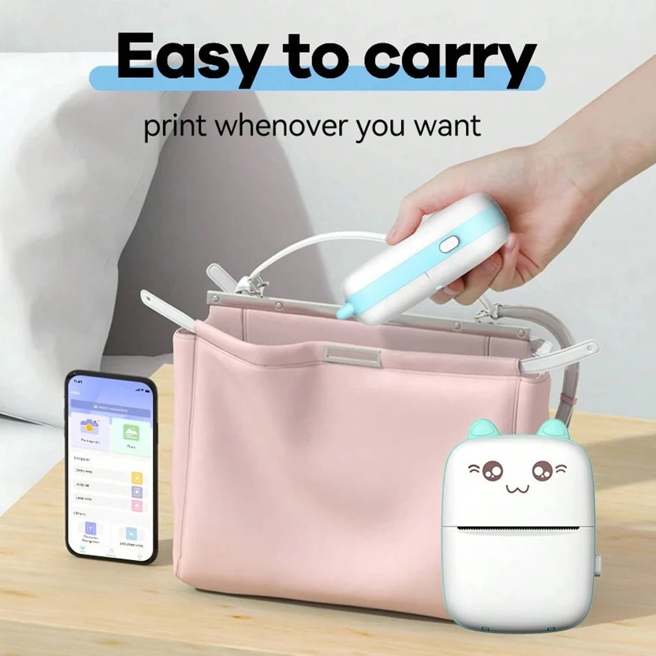 Pocket-Print Portable Mini Printer