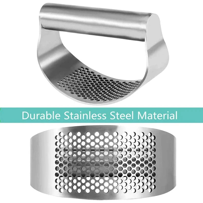 Stainless Steel Garlic Crusher