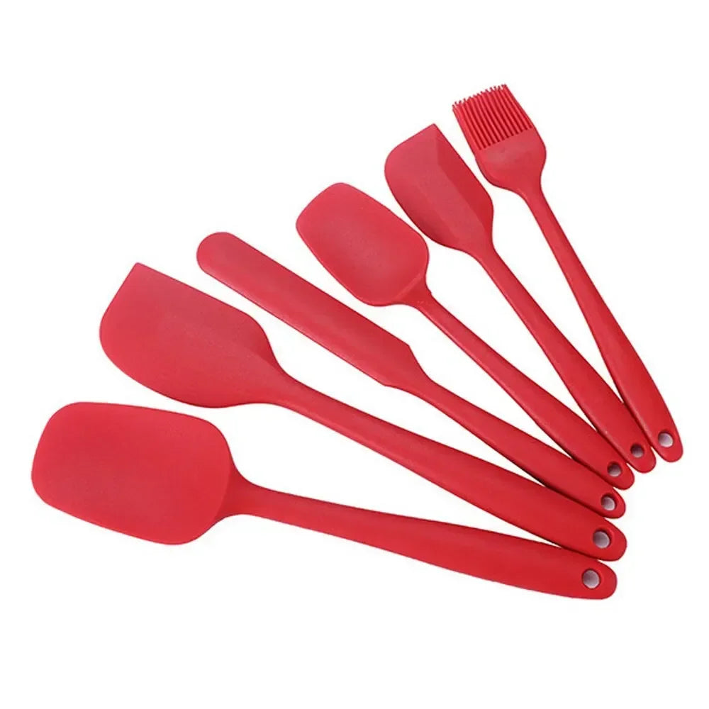 6 Pieces Silicone Spatula Set