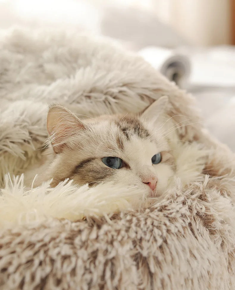 CalmNest™ Anti-Anxiety Pet Bed – Deep Sleep & Stress Relief