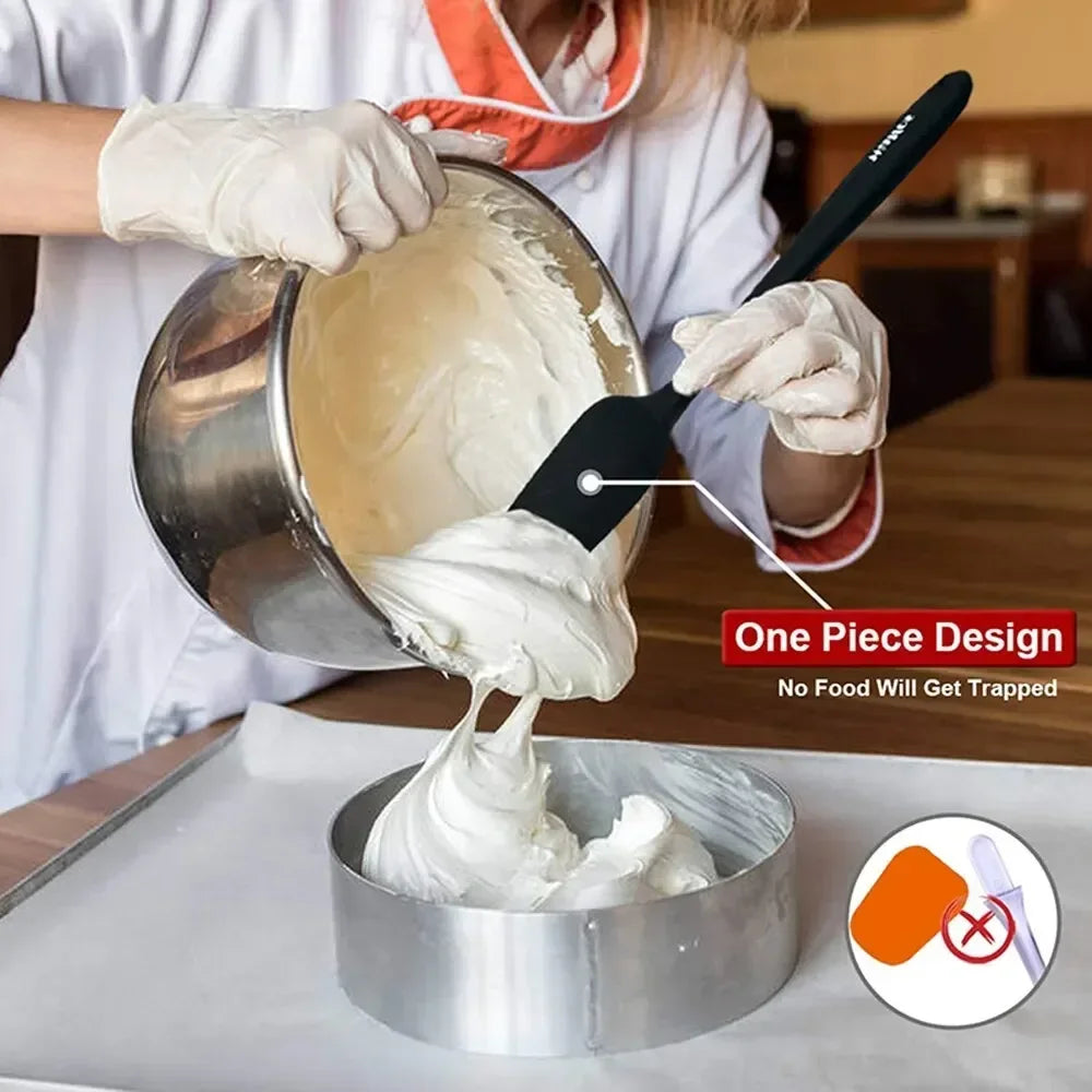 6 Pieces Silicone Spatula Set