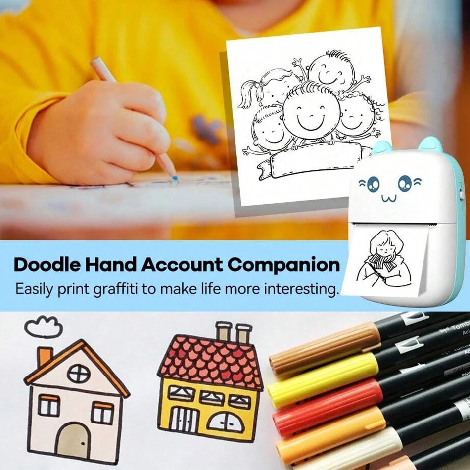 Pocket-Print Portable Mini Printer