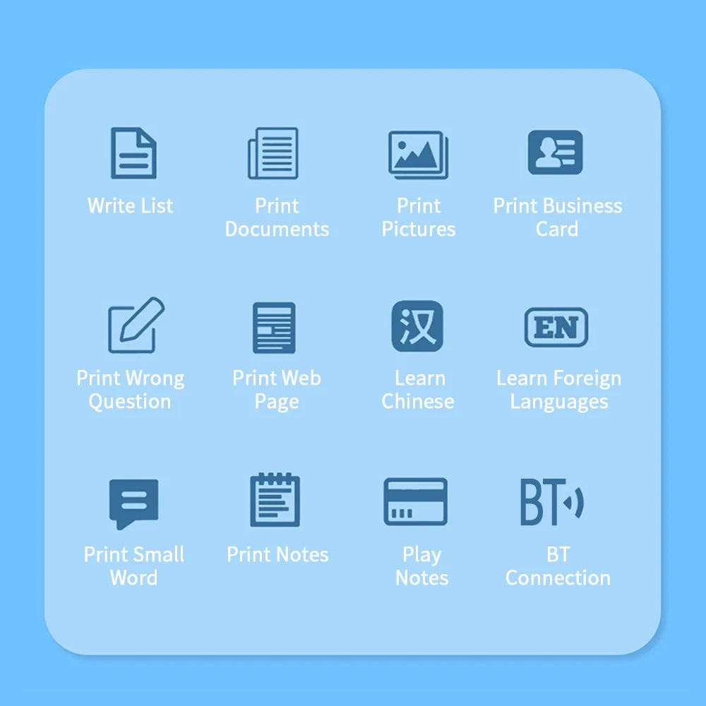 Pocket-Print Portable Mini Printer