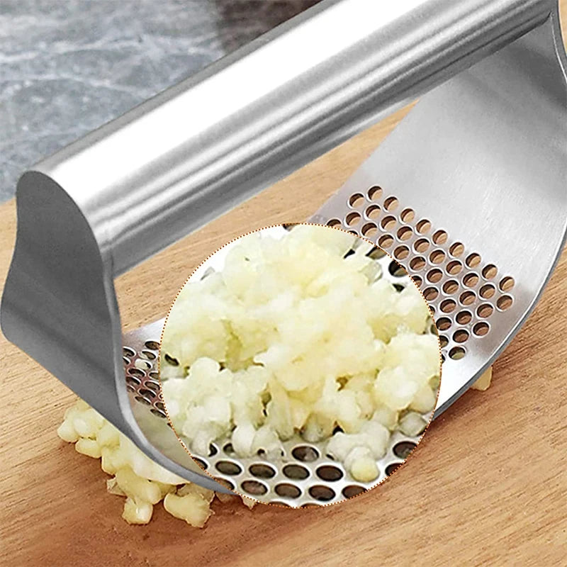 Stainless Steel Garlic Crusher