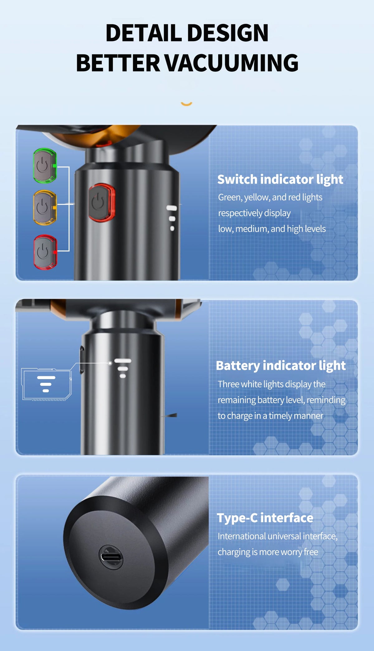 MAX™ 998KPA Portable Vacuum Cleaner